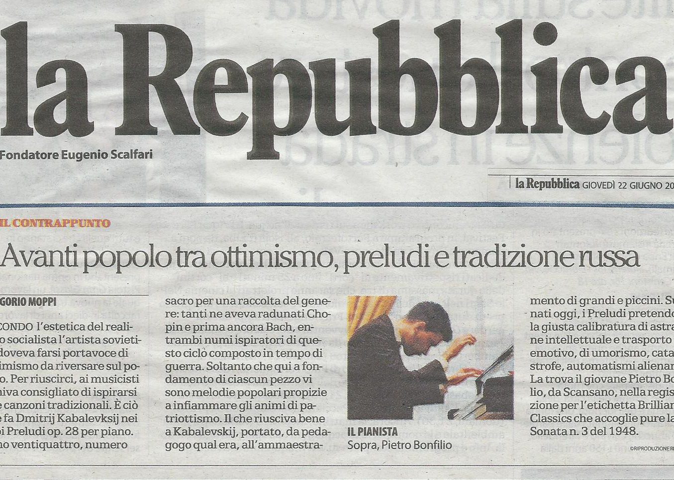 La Repubblica 2017